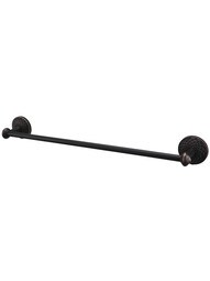 18 inch Mandalay Towel Bar in Venetian Bronze.
